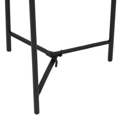 BigBuy Stranska mizica 30 x 30 x 40,5 cm Black Taupe Iron