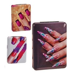 BigBuy Povečevalno zrcalo za nohte (2,5 x 8,5 x 6,2 cm) (12 enot)