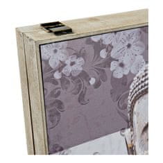 DKD Home Decor Prevleka DKD Home Decor 8424001698608 Counter Buddha Grey Wood MDF Wood 2 enoti 46,5 x 6 x 31 cm