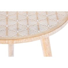 DKD Home Decor Stranska mizica DKD Home Decor Rjava Mango les (50,5 x 50,5 x 47,5 cm)