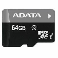 NEW Spominska Kartica Micro SD z Adapterjem Adata CLASS10 64 GB