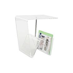 DKD Home Decor Kavna mizica DKD Home Decor Metal Transparent Acrylic (40 x 30 x 44 cm)