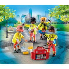 NEW Playset Playmobil 71244 City Life Rescue Team 25 Kosi