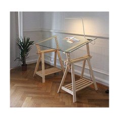 BigBuy Easel Astigarraga Architec Miza iz borovega lesa (70 x 45 x 70 cm)