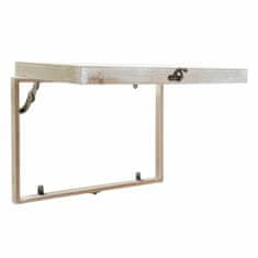 DKD Home Decor Omarica za ključe DKD Home Decor Les MDF Bela siva 2 enoti 46,5 x 6 x 31,5 cm