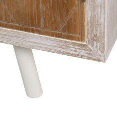 BigBuy Bivak COUNTRY Naravna bela jelka 120 x 35 x 80 cm MDF Les