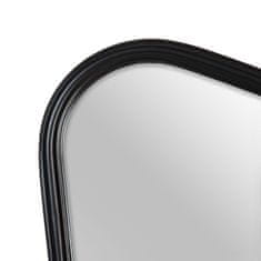 BigBuy Stensko ogledalo 68 x 2,5 x 147 cm Črna kovina