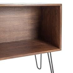 BigBuy Bivak Modra kovina Les Rjava 120 x 40 x 80 cm