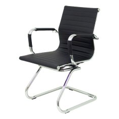 BigBuy Sprejemni stol Madroño Confidente P&amp;C 258CPNE Black