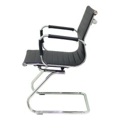 BigBuy Sprejemni stol Madroño Confidente P&amp;C 258CPNE Black