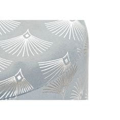 DKD Home Decor Naslon za noge DKD Home Decor Modra Poliester Kovina Zlata (35 x 35 x 43 cm)