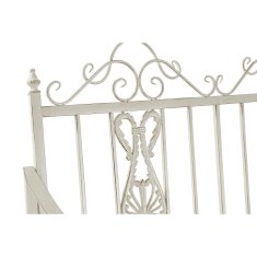 DKD Home Decor Gugalni stol DKD Home Decor Kovina Aluminij Bela (118 x 90 x 92 cm)
