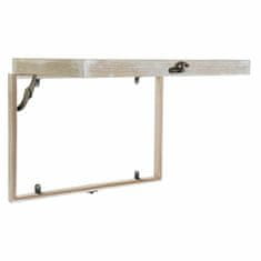 DKD Home Decor Omarica za ključe DKD Home Decor Black Golden MDF Wood 2 enoti 46,5 x 6 x 31,5 cm