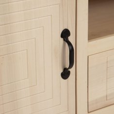 BigBuy TV pohištvo MARIE 140 x 40 x 55 cm Naravni les MDF Les