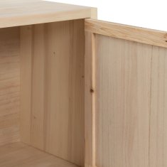 BigBuy Bivak MARIE Naravni les 140 x 40 x 76 cm DMF