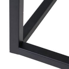 BigBuy Nočna omarica SPIKE 55 x 55 x 45 cm Naravna kovina Les