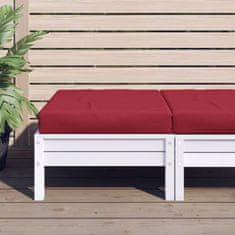 Vidaxl Blazina za paleto vinsko rdeča 60x60x9,5 cm oxford tkanina
