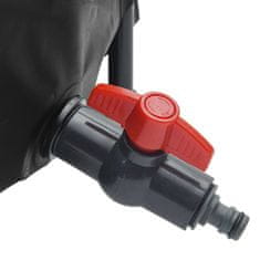 Vidaxl Rezervoar za vodo s pipo zložljiv 380 L PVC