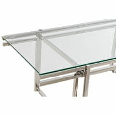DKD Home Decor Sredinska miza DKD Home Decor Crystal Nerjaveče jeklo (120 x 60 x 45 cm)