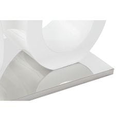DKD Home Decor Sredinska miza DKD Home Decor Bela Transparent Wood Crystal MDF Wood 110 x 60 x 45 cm