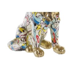 DKD Home Decor Dekorativna figura DKD Home Decor Zlati lev iz smole Večbarvna moderna (21 x 14,5 x 27 cm) (15 x 21 x 27 cm)