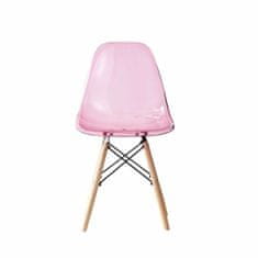 DKD Home Decor Jedilni stol DKD Home Decor 44 x 46 x 81 cm Naravna roza 30 x 40 cm