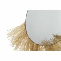 DKD Home Decor Stensko ogledalo DKD Home Decor Brown Natural Colonial Fringe 30 x 1 x 40 cm