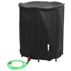 Vidaxl Rezervoar za vodo s pipo zložljiv 1250 L PVC