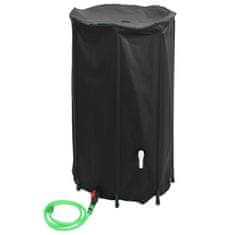 Vidaxl Rezervoar za vodo s pipo zložljiv 250 L PVC