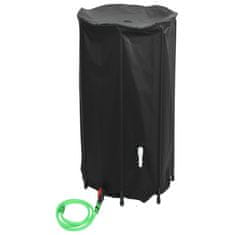 Vidaxl Rezervoar za vodo s pipo zložljiv 380 L PVC
