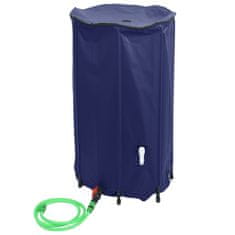 Vidaxl Rezervoar za vodo s pipo zložljiv 250 L PVC