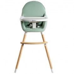 BabyGO jedilni stol Scandi Green