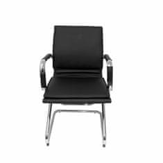 BigBuy Sprejemni stol Yeste Confidente Patín P&amp;C Black