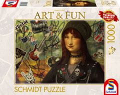 Schmidt Puzzle Art&Fun: Mona Lisa 2024, 1000 kosov