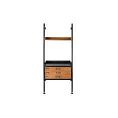 DKD Home Decor Regali DKD Home Decor Fir Natural Black Metal 1 police (67 x 40 x 155 cm)