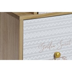 DKD Home Decor Bivak DKD Home Decor Naravni les Paolownia 120 x 25 x 110 cm