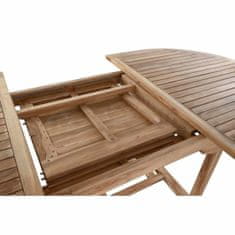 DKD Home Decor Jedilna miza DKD Home Decor rjava raztegljiva teak (180 x 120 x 75 cm)