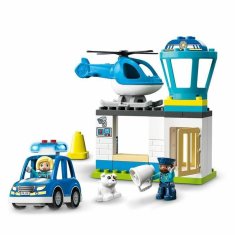 NEW Playset Lego 10959 DUPLO Police Station & Police Helicopter (40 Kosi)