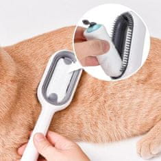 HARLEY® Silikonska krtača za hišne ljubljenčke, Česanje in umivanje hišnih ljubljenčkov, Nega dlake, Odstranjevanje dlak s pohištva (Bela) | GATOBRUSH