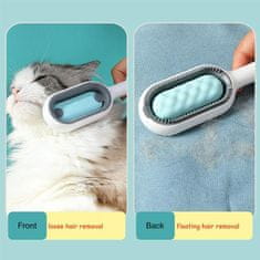 HARLEY® Silikonska krtača za hišne ljubljenčke, Česanje in umivanje hišnih ljubljenčkov, Nega dlake, Odstranjevanje dlak s pohištva (Bela) | GATOBRUSH
