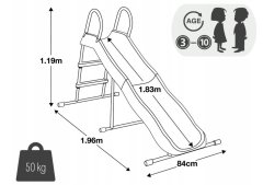 Intex INTEX 44106 SIX-FOOT FREESTANDING SLIDE