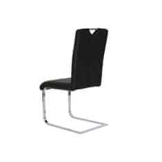 DKD Home Decor Jedilni stol DKD Home Decor Črna kovina Poliuretan (59 x 45 x 102 cm)