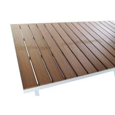 DKD Home Decor Jedilna miza DKD Home Decor Exterior Resin Aluminium 200 x 90 x 75 cm