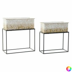 DKD Home Decor Komplet lončnic DKD Home Decor 53,5 x 26 x 60 cm Kovina (2 enoti)