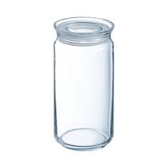 NEW Kozarec za shranjevanje Luminarc Pav Prozorno Silikon Steklo (1,5 L) (6 kosov)
