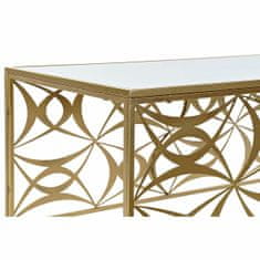 DKD Home Decor Sredinska mizica DKD Home Decor Mirror Metal (110 x 60 x 46 cm)