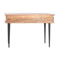 DKD Home Decor Konzola DKD Home Decor Naravna črna kovina Mango les