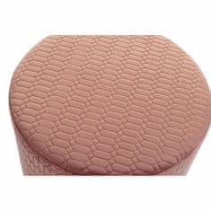DKD Home Decor Naslon za noge DKD Home Decor Roza MDF Wood Šestdeseta leta 55 x 55 x 35 cm