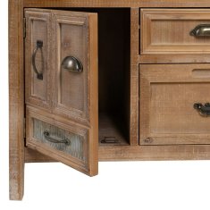 BigBuy Bivak 80 x 36 x 155 cm Elov les MDF Les