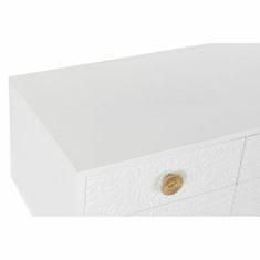 DKD Home Decor TV pohištvo DKD Home Decor Bela zlata jelka MDF les 120 x 42 x 54 cm